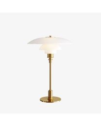 Louis Poulsen PH 3½-2½ Glass Table Lamp Brass