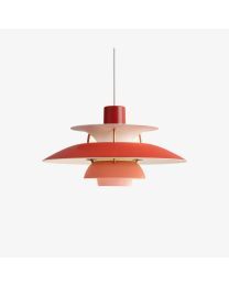 Louis Poulsen PH 5 Mini Hanglamp Hues Of Red