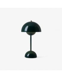 &Tradition Flowerpot VP9 Rechargeable Table Lamp Dark Green