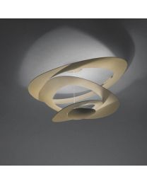 Artemide Pirce LED Ceiling Lamp Gold 3000K