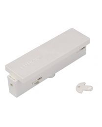 Eutrac Mid Feed for 3-phase Surface Mounted Tracks White