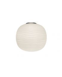 Foscarini Gem Semi Wall Lamp Graphyte/White