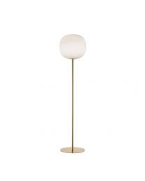 Foscarini Gem Floor Lamp Gold/White