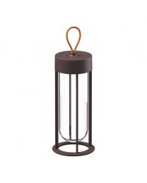 Flos In Vitro Unplugged Table Lamp Brown 3000K