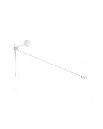 Luceplan Counterbalance Wall Light White Dimmable 2700K