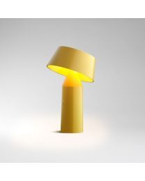 Marset Bicoca Rechargeable Table Lamp Yellow Dimmable 2700K