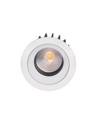 Unibright Trend Recessed LED spot Ø83 White Dimmable 2700K