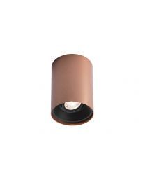 Wever & Ducré Solid 1.0 LED Ceiling Lamp Black Copper 2700K Dimmable
