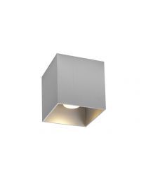 Wever & Ducré Box 1.0 LED Plafondlamp Aluminium 3000K Dimbaar