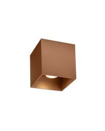 Wever & Ducré Box 1.0 LED Plafondlamp Koper 2700K Dimbaar