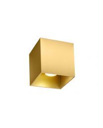 Wever & Ducré Box 1.0 LED Plafondlamp Goud 2700K Dali