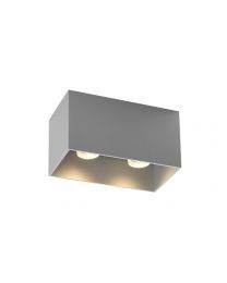 Wever & Ducré Box 2.0 LED Ceiling Lamp Aluminium 2000-3000K Dimmable