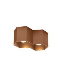 Wever & Ducré Hexo 2.0 PAR16 Ceiling Lamp Copper