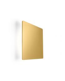Wever & Ducré Miles 2.0 Carré LED Wall Lamp Gold 2700K Dimmable