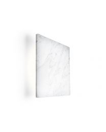 Wever & Ducré Miles 2.0 Carré LED Wall Lamp White Marble 2700K Dimmable