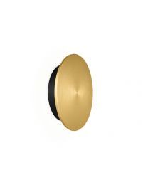 Wever & Ducré Miles 2.0 Round LED Wall Lamp Gold 2700K Dimmable