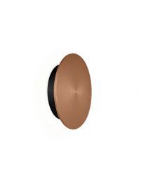 Wever & Ducré Miles 2.0 Round LED Wall Lamp Copper 2700K Dimmable