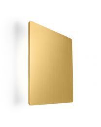 Wever & Ducré Miles 3.0 Carré LED Wall Lamp Gold 2700K Dimmable