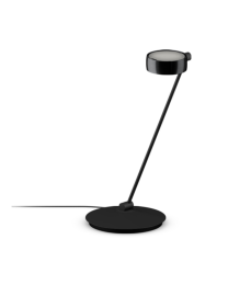Occhio Sento tavolo table luminaire 60cm E black phantom, body matt black, left, LED 2700K 