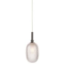 Bomma Metamorphosis Pendant Clear Anthracite Small