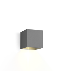 Wever & Ducré Box Outdoor 1.0 LED Wandlamp Grijs 2700K Dimbaar
