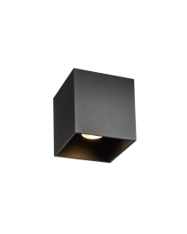 Wever & Ducré Box 1.0 LED Plafondlamp Zwart 2700K Dimbaar