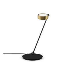 Occhio Sento tavolo table luminaire 60cm E bronze, body matt black, left, LED 2700K 