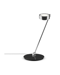 Occhio Sento tavolo table luminaire 60cm E shiny chrome, body shiny chrome, left, LED 2700K 