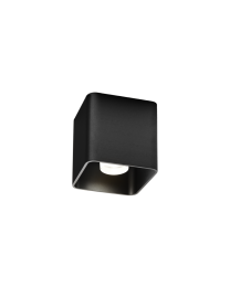 Wever & Ducré Docus 1.0 LED Plafondlamp Zwart 2700K