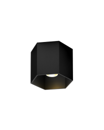 Wever & Ducré Hexo 1.0 LED Ceiling Lamp Black 2700K