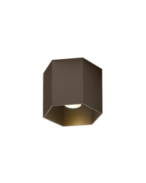Wever & Ducré Hexo 1.0 LED Plafondlamp Brons 2700K