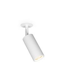KURO. SPRINT recessed 1.0 semi-recessed spot White 2700K Dimmable Ø50mm