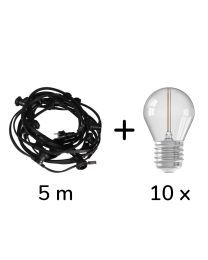 SHIRO. Party String Light 5m + 10 bulbs 1800K