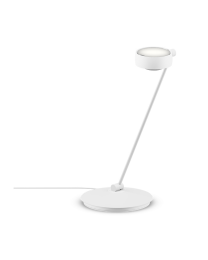 Occhio Sento tavolo table luminaire 60cm E matt white, body matt white, left, LED 2700K 