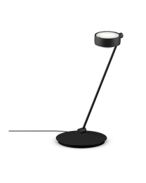 Occhio Sento tavolo table luminaire 60cm E matt black, body matt black, left, LED 2700K 