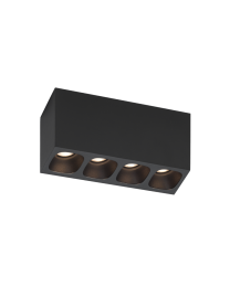 Wever & Ducré Pirro Spot 4.0 Ceiling Lamp Black 2700K (surface-mounted)