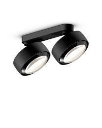 Occhio più alto doppio VOLT C80 surface-mounted spotlight | matt black 2700K