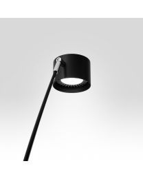 Davide Groppi Sampei 230 Floor Lamp Black 2700K 215 cm