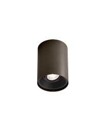 Wever & Ducré Solid 1.0 LED Plafondlamp Brons Zwart 2700K Dimbaar