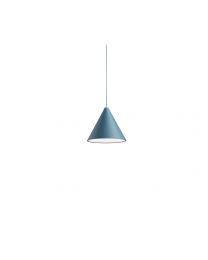 Flos String Light Cone hanglamp Blauw 22m touch
