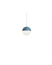 Flos String Light Sphere Head hanglamp Blauw touch 12m