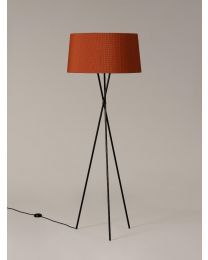 Santa &amp; Cole Trípode G5 Floor Lamp Terracotta